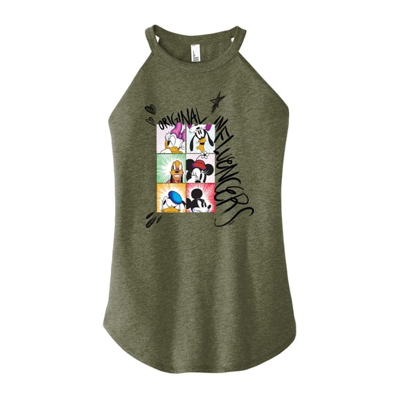 Mickey & Friends - Original Influencers - Juniors High Neck Tank Top