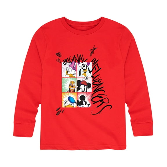 Mickey & Friends - Original Influencers - Toddler And Youth Long Sleeve Graphic T-Shirt