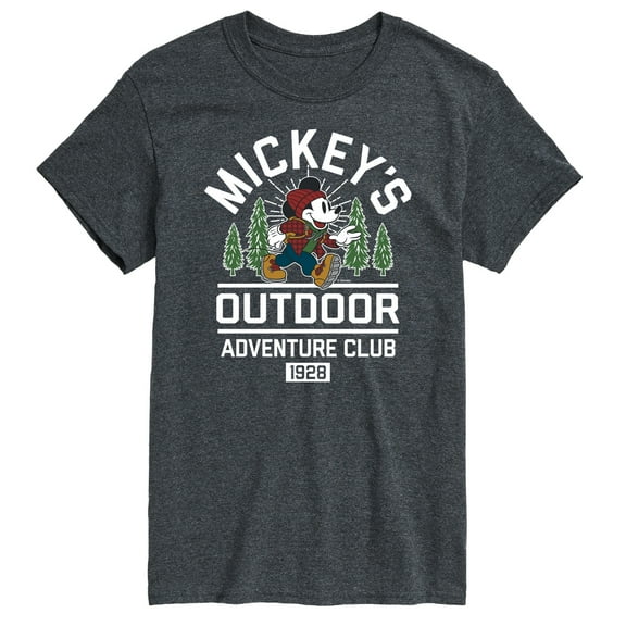 Mickey & Friends - Outdoor Adventure Club - Men's Short Sleeve Graphic T-Shirt