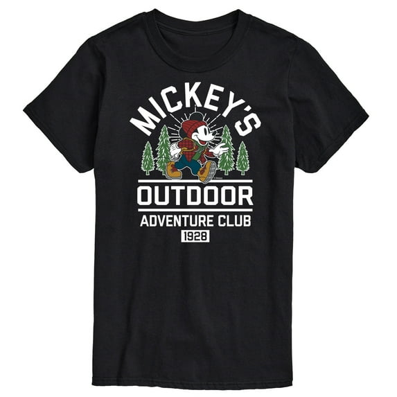 Mickey & Friends - Outdoor Adventure Club - Men's Short Sleeve Graphic T-Shirt