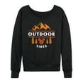 thumbnail image 1 of Mickey & Friends - Outdoor Vibes - Women's Lightweight French Terry Long Sleeve Shirt, 1 of 5