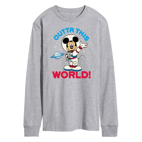 Mickey & Friends - Outta This World - Men's Long Sleeve T-Shirt