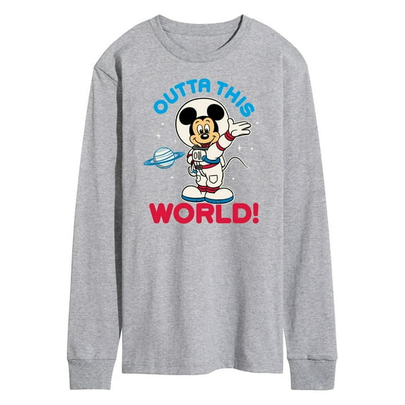 Mickey & Friends - Outta This World - Men's Long Sleeve T-Shirt