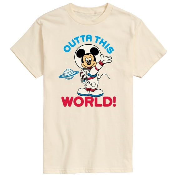 Mickey & Friends - Outta This World - Men's Short Sleeve Graphic T-Shirt