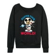thumbnail image 1 of Mickey & Friends - Outta This World - Women's Lightweight French Terry Long Sleeve Shirt, 1 of 5