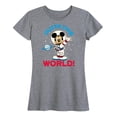 thumbnail image 1 of Mickey & Friends - Outta This World - Women's Short Sleeve Graphic T-Shirt, 1 of 5