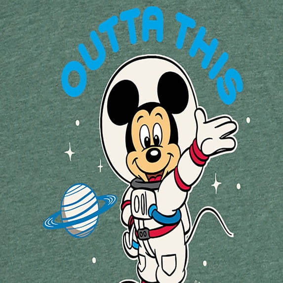 Mickey & Friends - Outta This World - Women's Short Sleeve Graphic T-Shirt