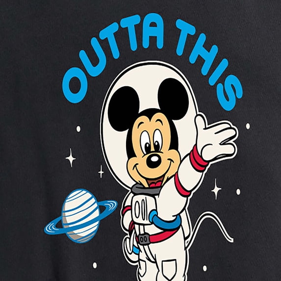 Mickey & Friends - Outta This World - Women's Short Sleeve Graphic T-Shirt
