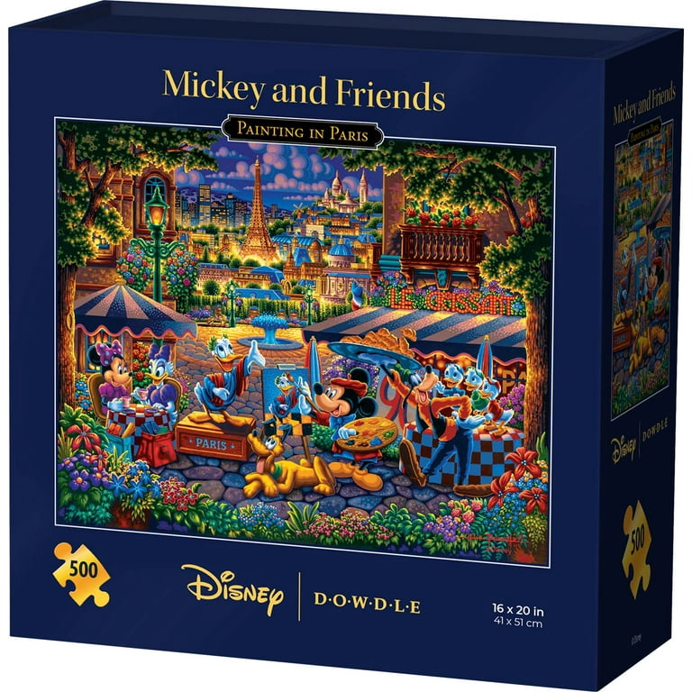 Mickey & Friends Painting in Paris 500 Piece Puzzle | Disney