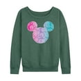 thumbnail image 1 of Mickey & Friends - Paisley Mickey - Women's Lightweight French Terry Long Sleeve Shirt, 1 of 5