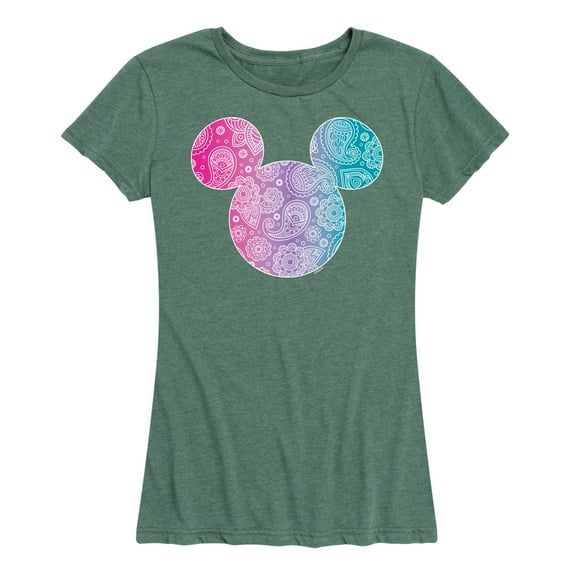 Mickey & Friends - Paisley Pattern Mickey - Women's Short Sleeve Graphic T-Shirt