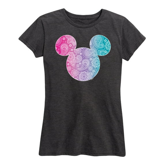Mickey & Friends - Paisley Pattern Mickey - Women's Short Sleeve Graphic T-Shirt