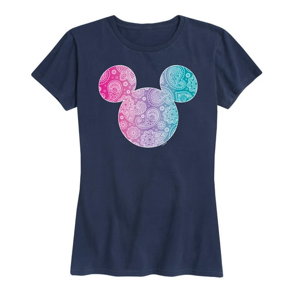 Mickey & Friends - Paisley Pattern Mickey - Women's Short Sleeve Graphic T-Shirt