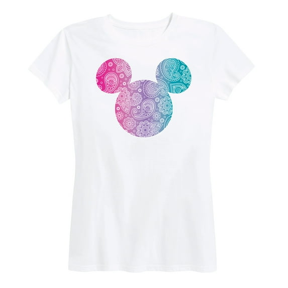 Mickey & Friends - Paisley Pattern Mickey - Women's Short Sleeve Graphic T-Shirt