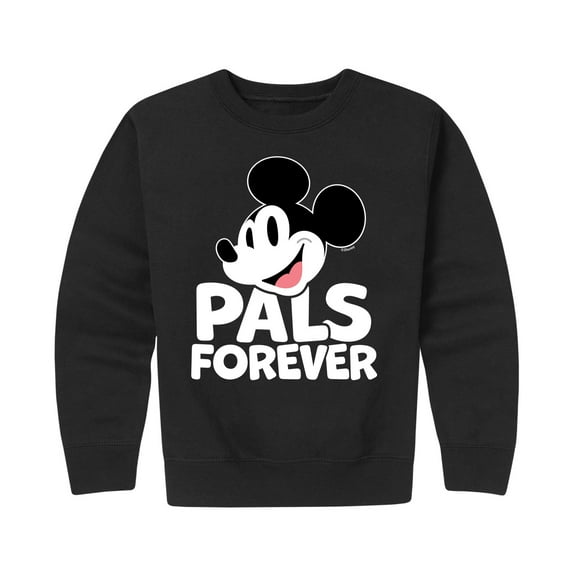 Mickey & Friends - Pals Forever - Toddler And Youth Crewneck Fleece Sweatshirt