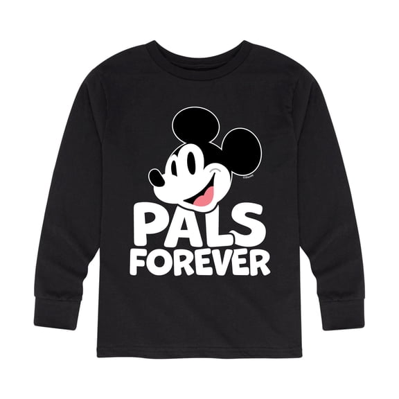 Mickey & Friends - Pals Forever - Toddler And Youth Long Sleeve Graphic T-Shirt