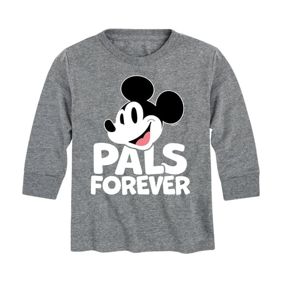 Mickey & Friends - Pals Forever - Toddler And Youth Long Sleeve Graphic T-Shirt