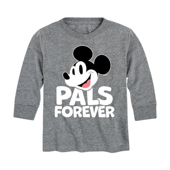 Mickey & Friends - Pals Forever - Toddler And Youth Long Sleeve Graphic T-Shirt