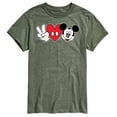 thumbnail image 1 of Mickey & Friends - Peace Love Mickey - Men's Short Sleeve Graphic T-Shirt, 1 of 5