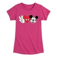 thumbnail image 1 of Mickey & Friends - Peace Love Mickey - Toddler And Youth Girls Short Sleeve Graphic T-Shirt, 1 of 5