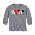 thumbnail image 1 of Mickey & Friends - Peace Love Mickey - Toddler And Youth Long Sleeve Graphic T-Shirt, 1 of 5
