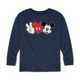 thumbnail image 1 of Mickey & Friends - Peace Love Mickey - Toddler And Youth Long Sleeve Graphic T-Shirt, 1 of 5