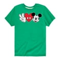 thumbnail image 1 of Mickey & Friends - Peace Love Mickey - Toddler And Youth Short Sleeve Graphic T-Shirt, 1 of 5