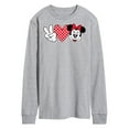thumbnail image 1 of Mickey & Friends - Peace Love Minnie - Men's Long Sleeve T-Shirt, 1 of 5