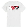 thumbnail image 1 of Mickey & Friends - Peace Love Minnie - Men's Short Sleeve Graphic T-Shirt, 1 of 5