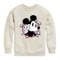 thumbnail image 1 of Disney - Mickey & Friends - Peace Sign - Checkered Background - Toddler And Youth Long Sleeve Graphic T-Shirt, 1 of 5