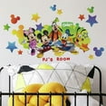 thumbnail image 1 of Mickey & Friends Peel and Stick Giant Wall Decals with Alphabet for Personalization, 1 of 7