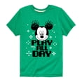 thumbnail image 1 of Mickey & Friends - Play All Day Pixels - Youth Short Sleeve Graphic T-Shirt, 1 of 5