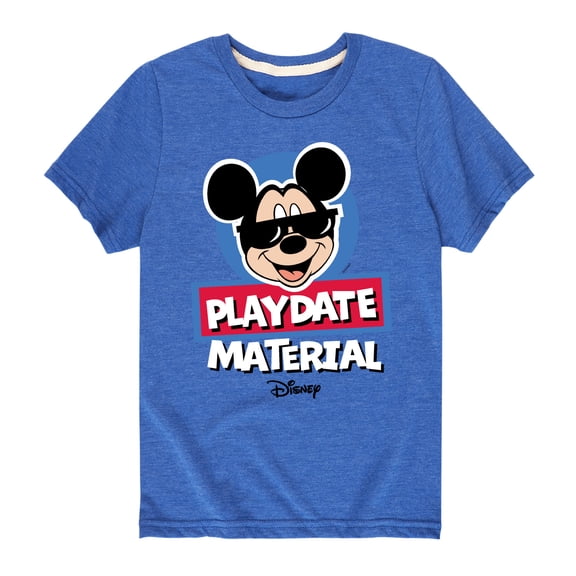 Mickey & Friends - Playdate Material - Youth Short Sleeve Graphic T-Shirt