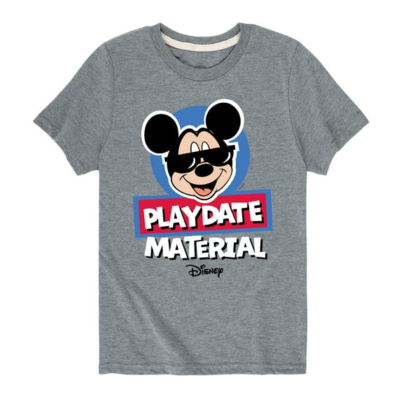 Mickey & Friends - Playdate Material - Youth Short Sleeve Graphic T-Shirt