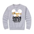 thumbnail image 1 of Mickey & Friends - Pluto Dogs Happy Place - Toddler And Youth Crewneck Fleece Sweatshirt, 1 of 5