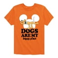 thumbnail image 1 of Mickey & Friends - Pluto Dogs Happy Place - Toddler And Youth Short Sleeve Graphic T-Shirt, 1 of 5