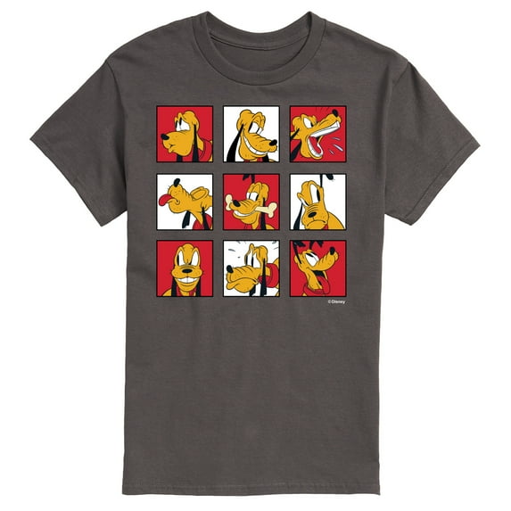 Mickey & Friends - Pluto Grid - Men's Short Sleeve Graphic T-Shirt