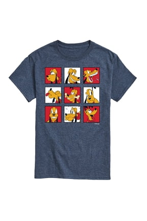 Mickey & Friends - Pluto Grid - Men's Short Sleeve Graphic T-Shirt