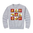 thumbnail image 1 of Mickey & Friends - Pluto Grid - Toddler And Youth Crewneck Fleece Sweatshirt, 1 of 5