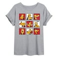 thumbnail image 1 of Mickey & Friends - Pluto Grid - Women's Oversized T-Shirt, 1 of 5