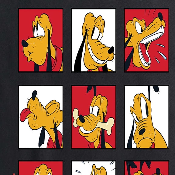 Mickey & Friends - Pluto Grid - Women's Short Sleeve Graphic T-Shirt