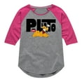 thumbnail image 1 of Mickey & Friends - Pluto - Toddler And Youth Girls Raglan Graphic T-Shirt, 1 of 5