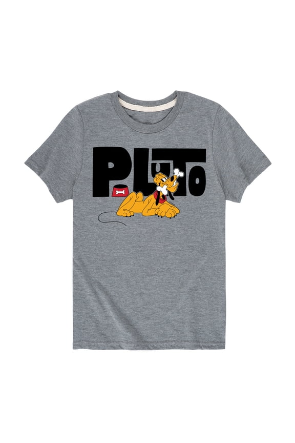 Mickey & Friends - Pluto - Toddler And Youth Short Sleeve Graphic T-Shirt