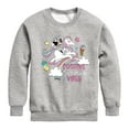 thumbnail image 1 of Mickey & Friends - Positive Summer Vibes - Toddler And Youth Crewneck Fleece Sweatshirt, 1 of 5