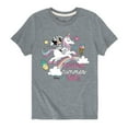 thumbnail image 1 of Mickey & Friends - Positive Summer Vibes - Toddler And Youth Short Sleeve Graphic T-Shirt, 1 of 5