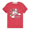 thumbnail image 1 of Mickey & Friends - Positive Summer Vibes - Toddler And Youth Short Sleeve Graphic T-Shirt, 1 of 5