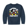 thumbnail image 1 of Mickey & Friends - Powered By Positivity - Toddler And Youth Crewneck Fleece Sweatshirt, 1 of 5