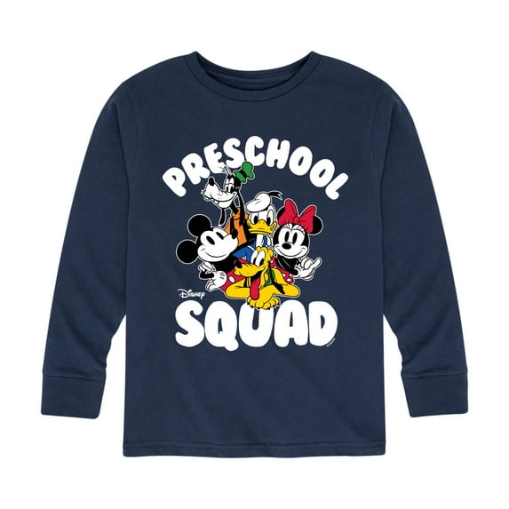 Mickey & Friends - Preschool Squad - Youth Long Sleeve Graphic T-Shirt