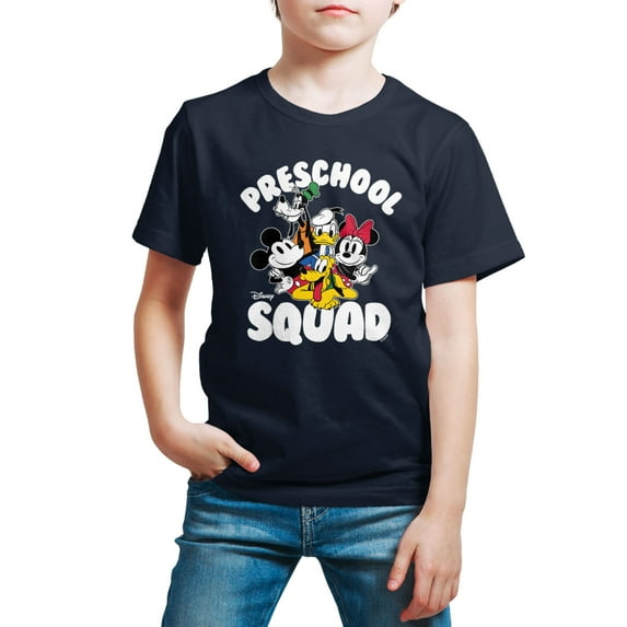 Mickey & Friends - Preschool Squad - Youth Short Sleeve Graphic T-Shirt