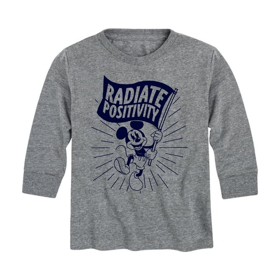 Mickey & Friends - Radiate Positivity - Toddler And Youth Long Sleeve Graphic T-Shirt